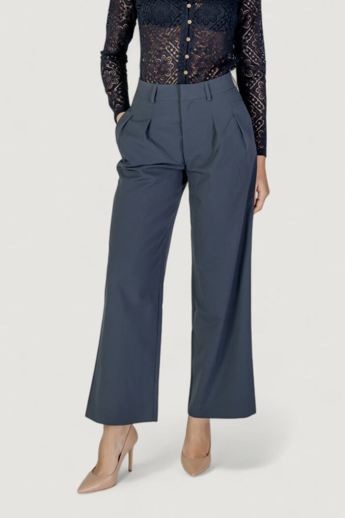 Pantaloni a palazzo Calvin Klein Jeans tailored wide leg Antracite