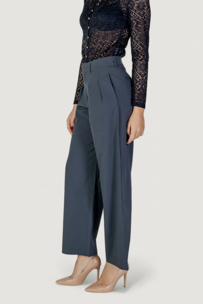 Pantaloni a palazzo Calvin Klein Jeans tailored wide leg Antracite