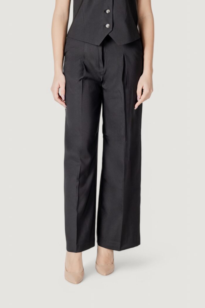 Pantaloni a palazzo ICHI ihzimmie pa5 Nero