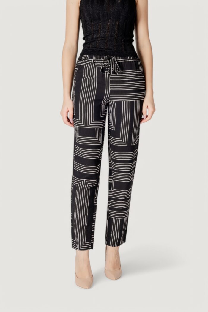 Pantaloni a palazzo Jacqueline de Yong jdypepper mw wvn dia Nero