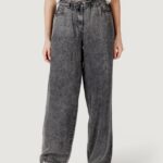 Pantaloni a palazzo Only onlkenya life acid wash pants cc otw Nero - Foto 1