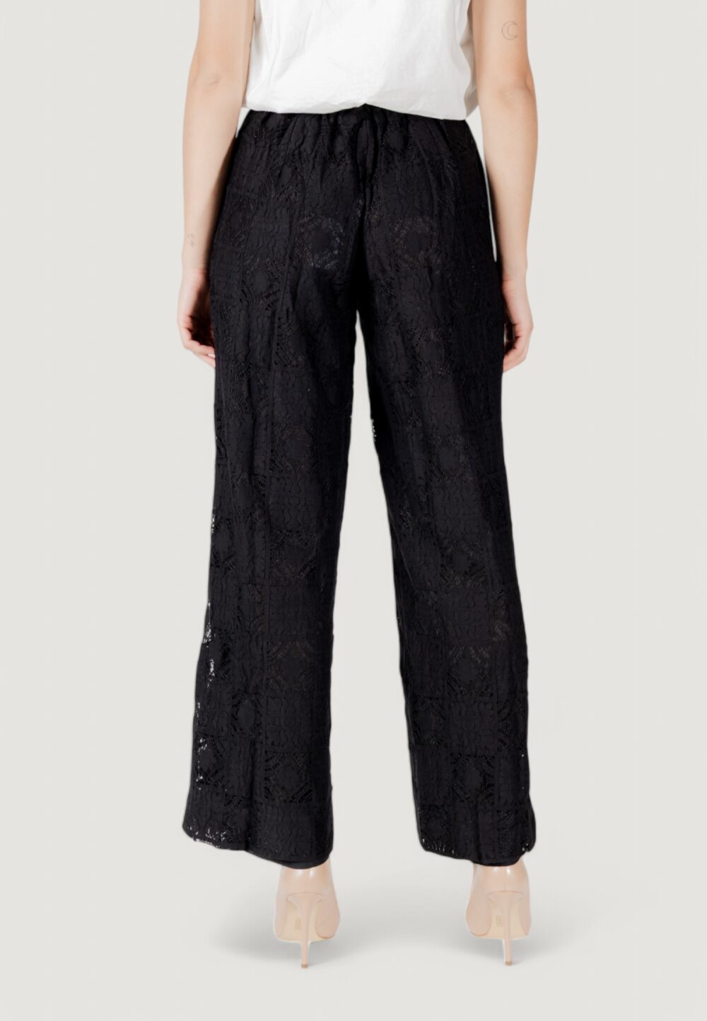 Pantaloni a palazzo Vila Clothes viveca h/w Nero - Foto 4