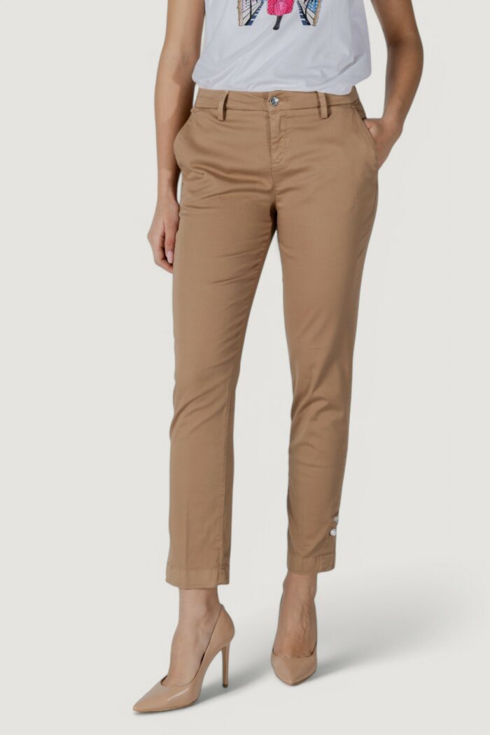 Pantaloni a sigaretta Liu-Jo chino chic reg.w. Beige