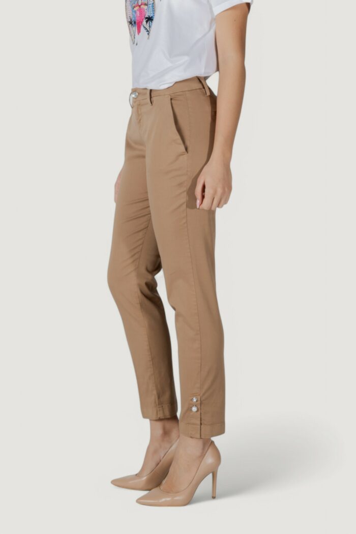 Pantaloni a sigaretta Liu-Jo chino chic reg.w. Beige