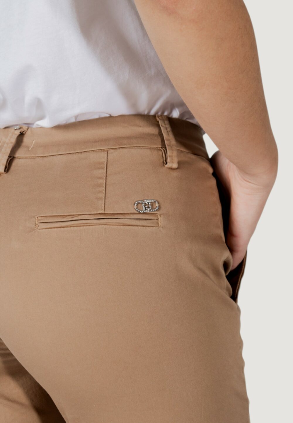 Pantaloni a sigaretta Liu-Jo chino chic reg.w. Beige - Foto 5