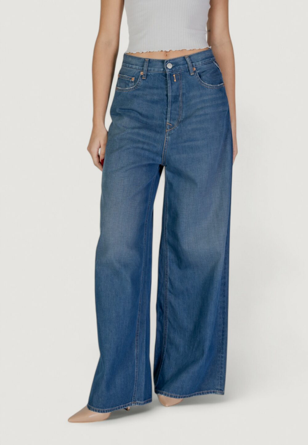 Jeans bootcut Replay Denim - Foto 1