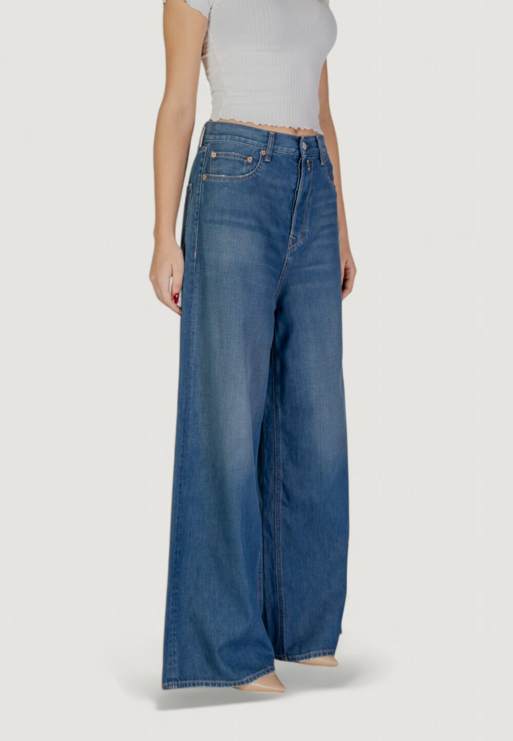 Jeans bootcut Replay Denim - Foto 2