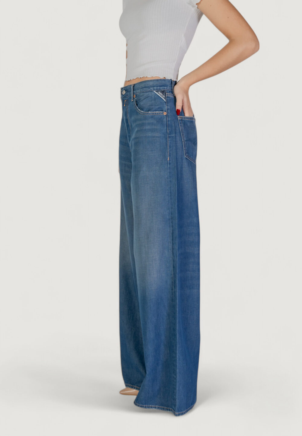 Jeans bootcut Replay Denim - Foto 4