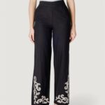 Pantaloni bootcut Vila Clothes vipolene hw Nero - Foto 1