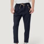 Pantaloni con cavallo basso Gianni Lupo Blue scuro - Foto 1