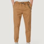 Pantaloni con cavallo basso Gianni Lupo Marrone - Foto 1