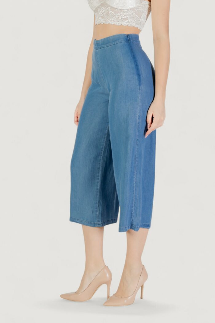 Pantaloni cropped Only onlcharis life long culotte pant cc wvn Denim