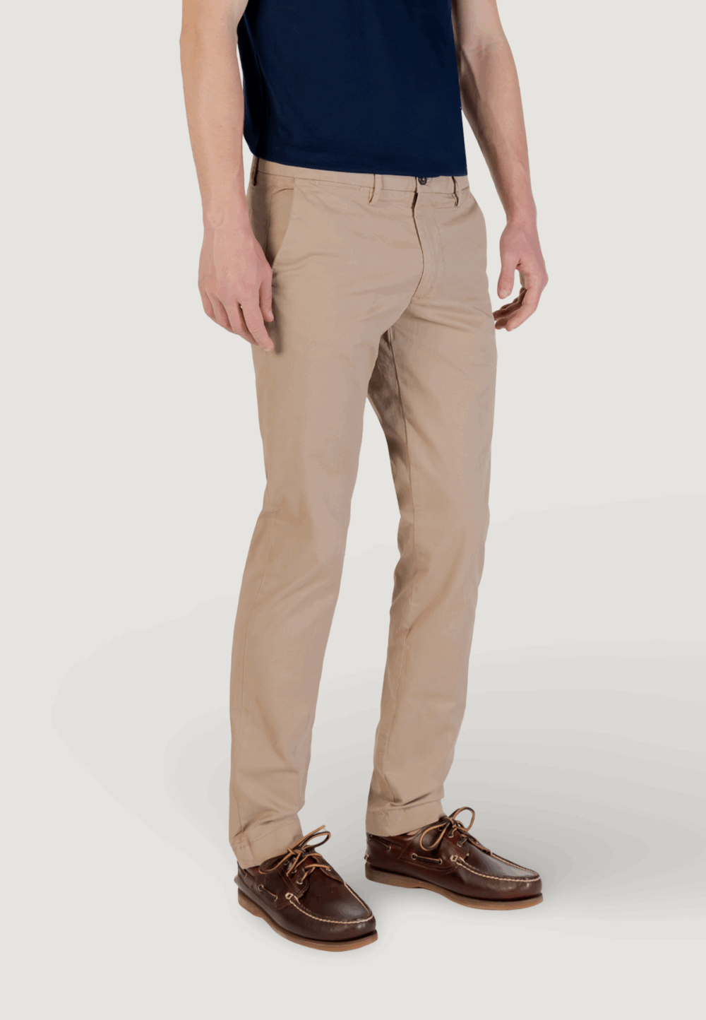 Pantaloni slim Borghese Beige - Foto 3