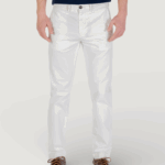 Pantaloni slim Borghese Bianco - Foto 1