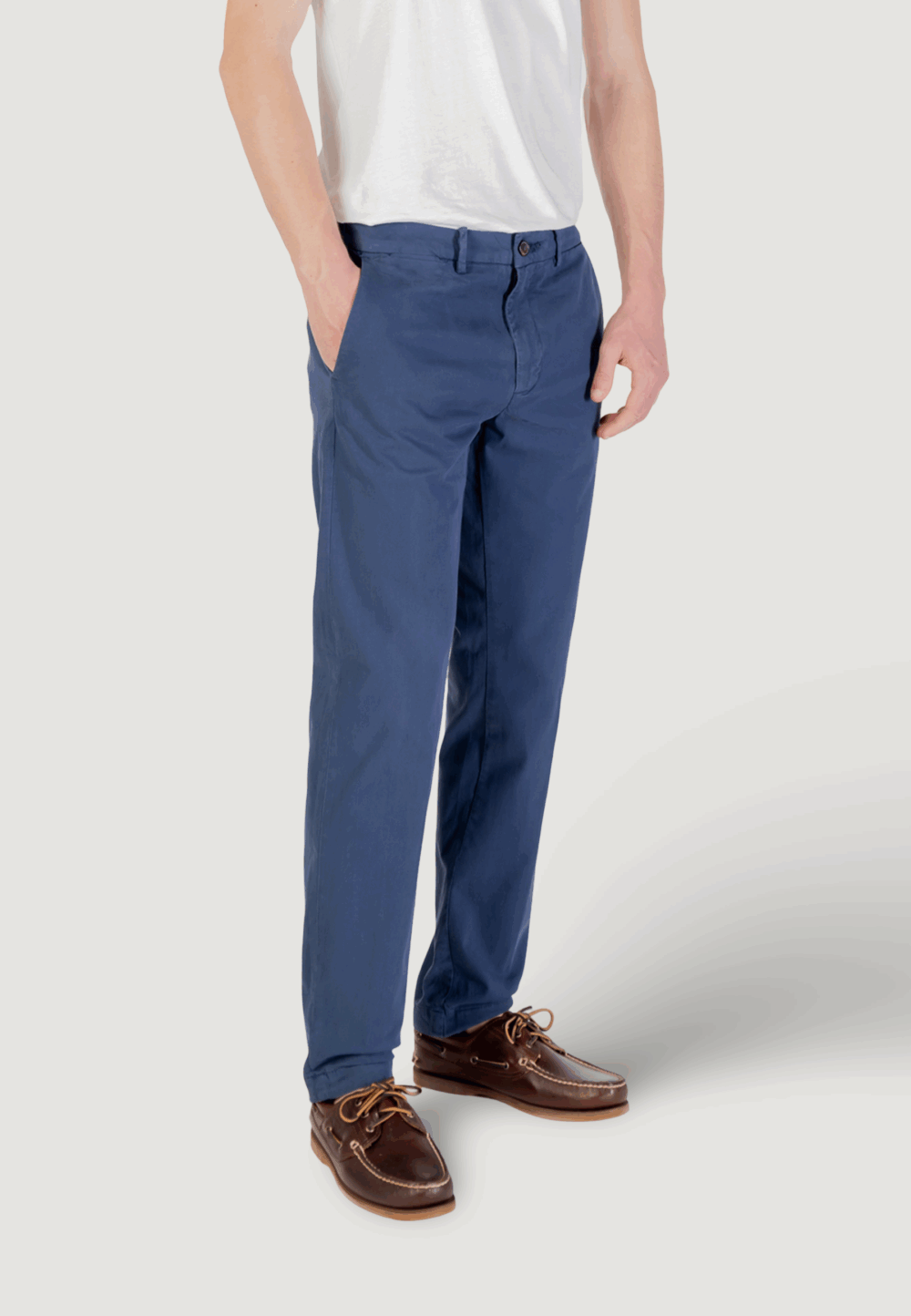Pantaloni slim Borghese Blue Denim - Foto 1