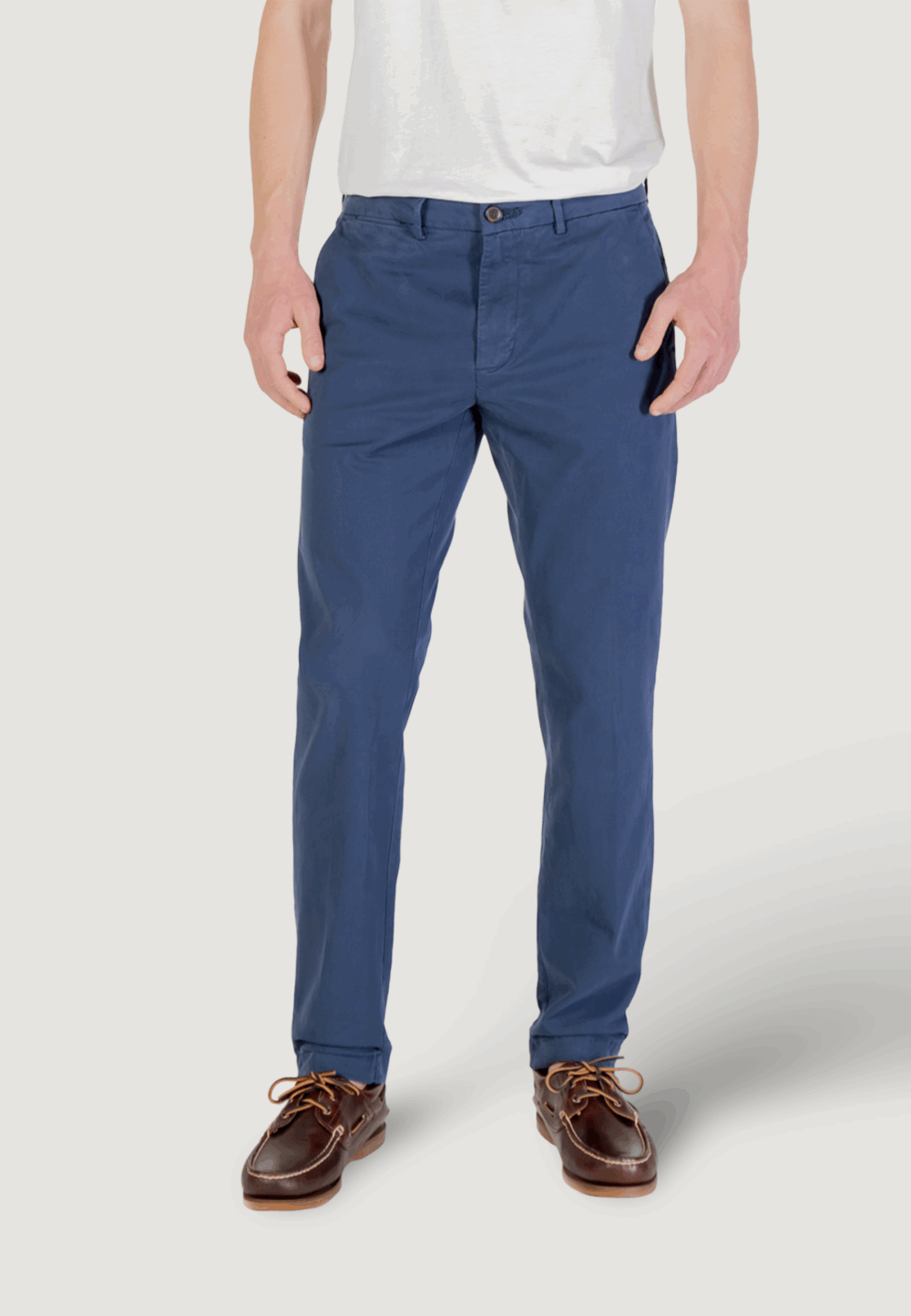 Pantaloni slim Borghese Blue Denim - Foto 3