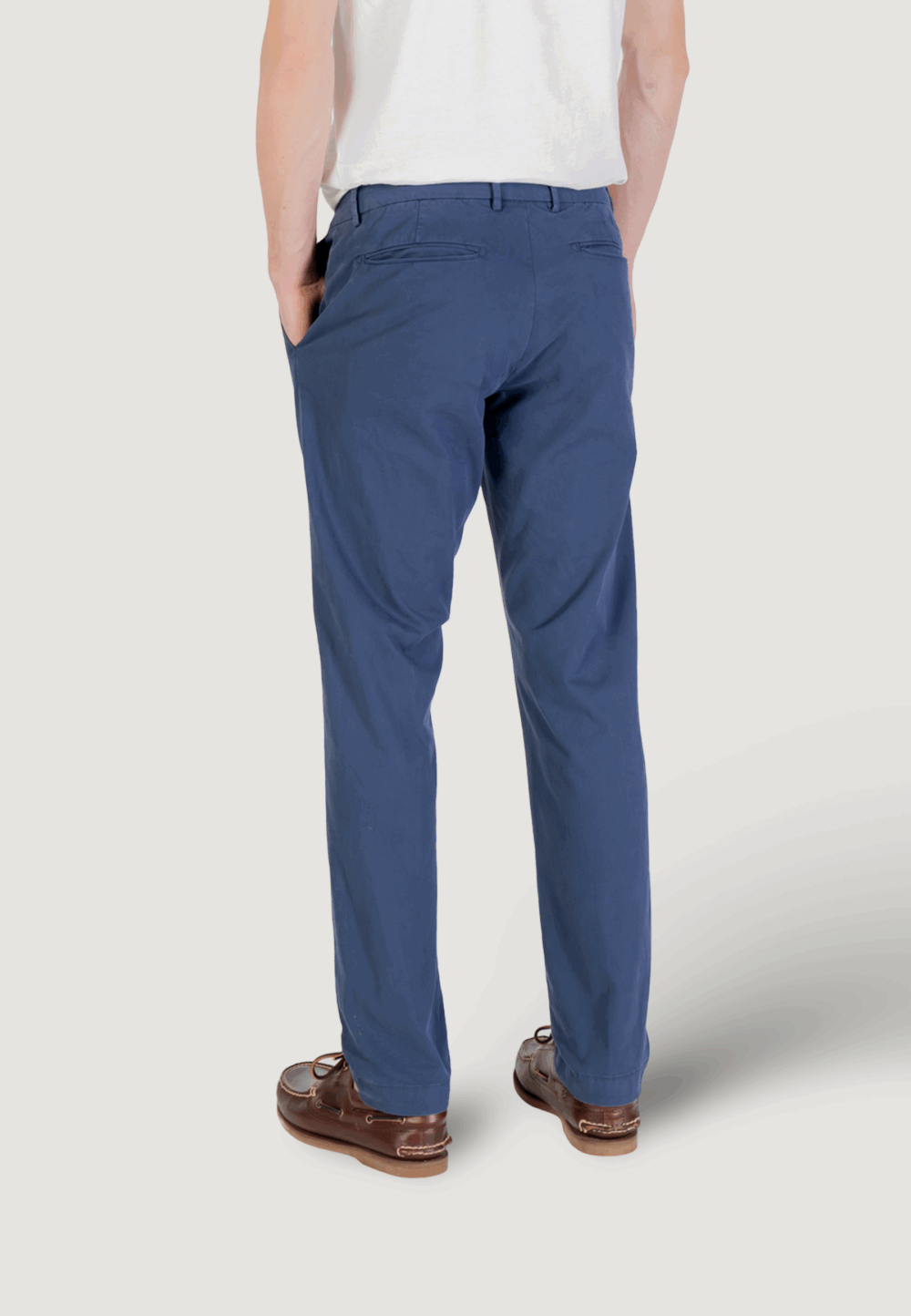 Pantaloni slim Borghese Blue Denim - Foto 4