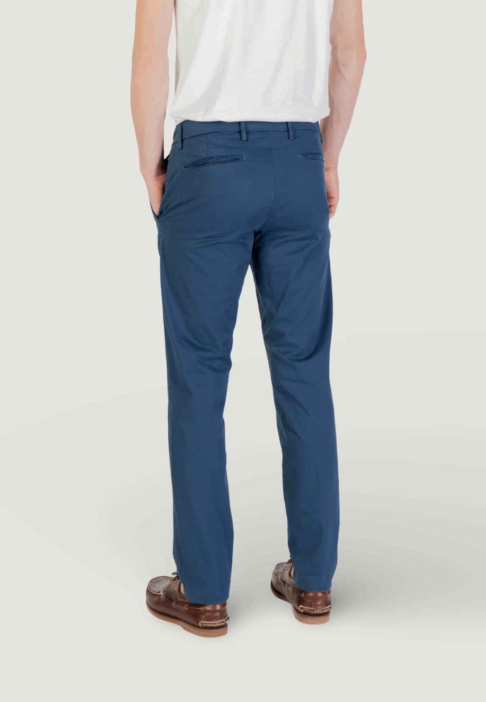 Pantaloni slim Borghese Blue Denim - Foto 2