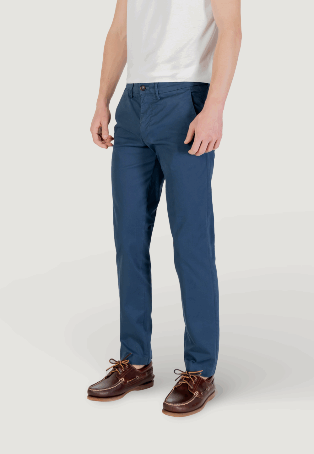 Pantaloni slim Borghese Blue Denim - Foto 3