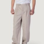 Pantaloni Calvin Klein Jeans tailored Taupe - Foto 1