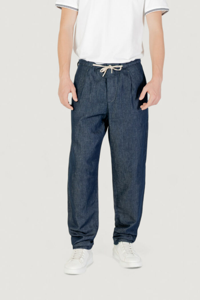 Pantaloni Replay  Blue Denim Scuro