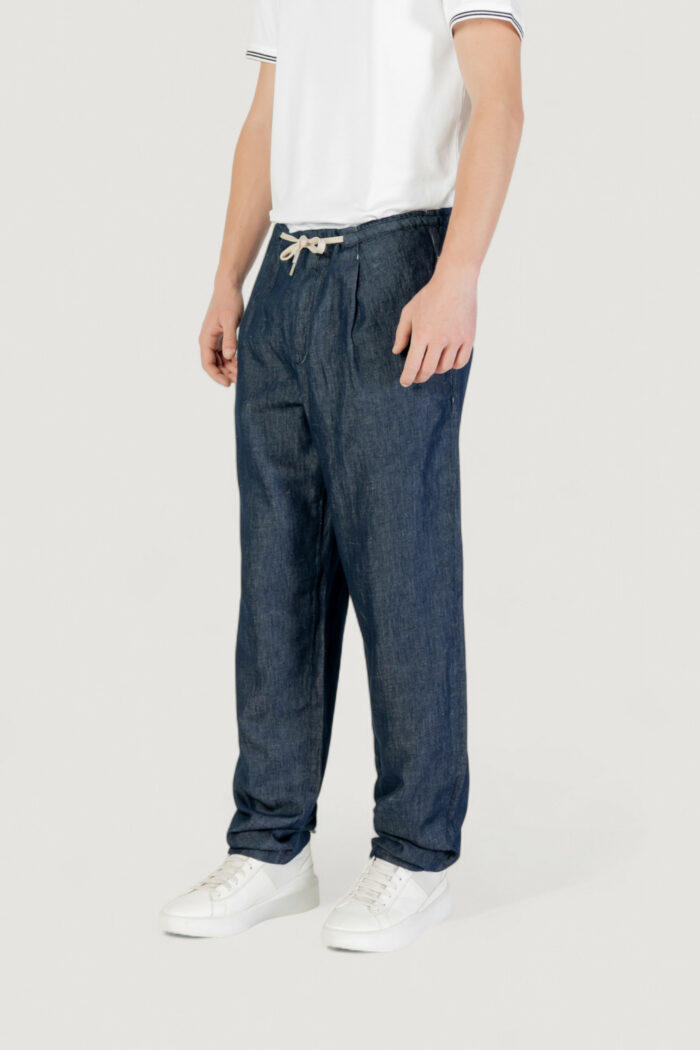 Pantaloni Replay  Blue Denim Scuro