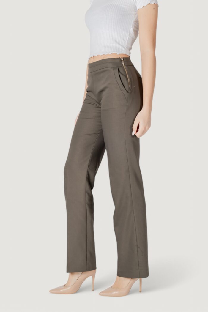 Pantaloni regular Morgan De Toi city Verde