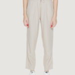 Pantaloni regular Only onlcaro-poptrash easy linen bl pnt noos Beige chiaro - Foto 1