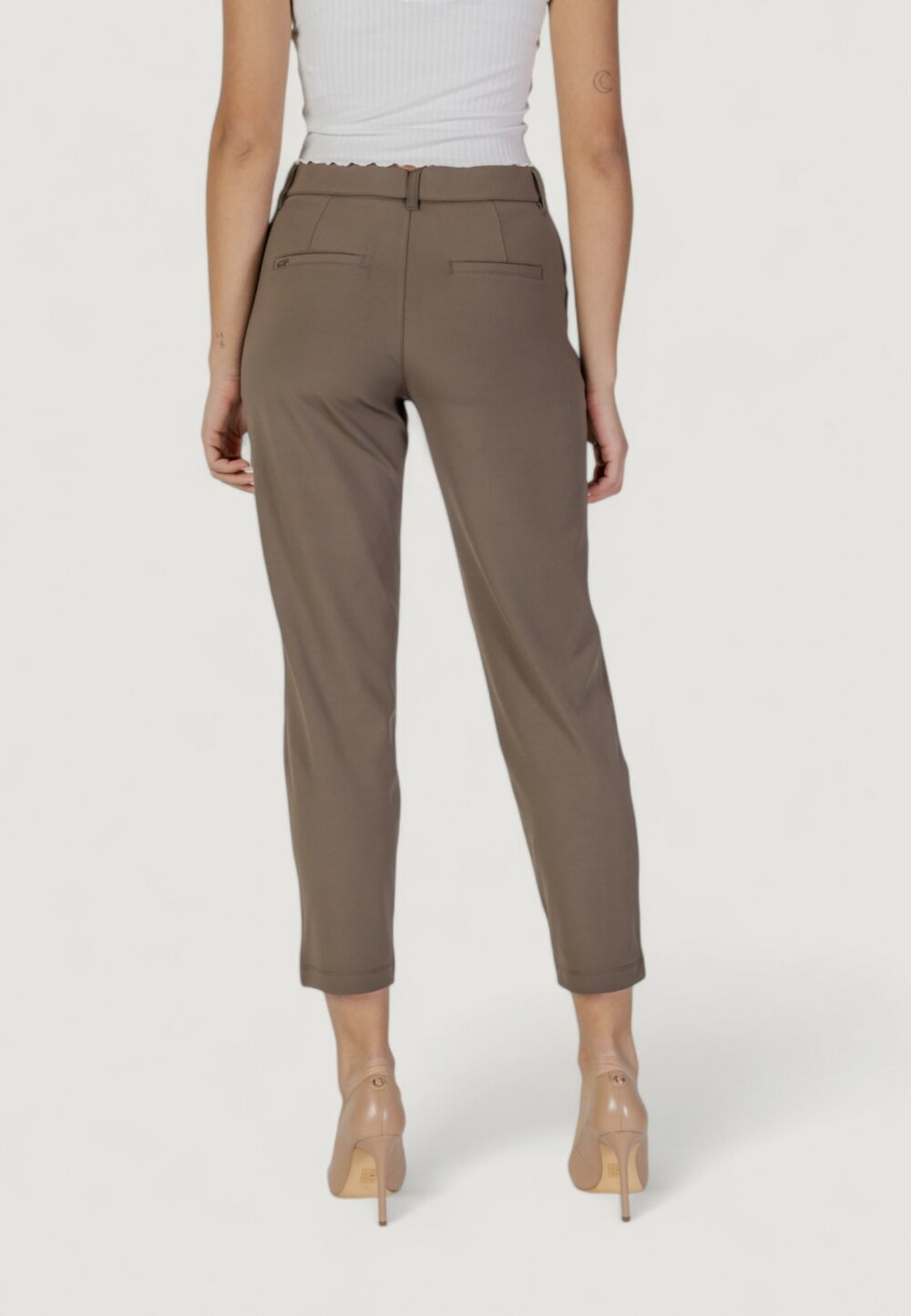 Pantaloni regular Street One Marrone - Foto 4