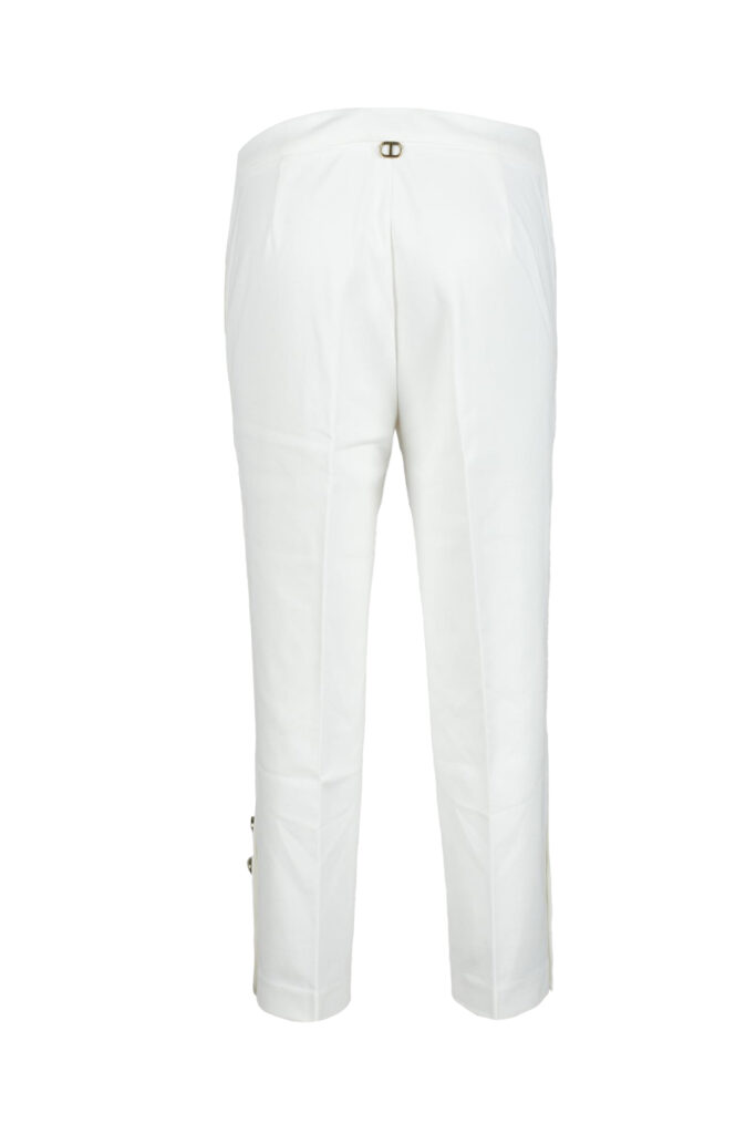 Pantaloni regular TWIN SET  Bianco