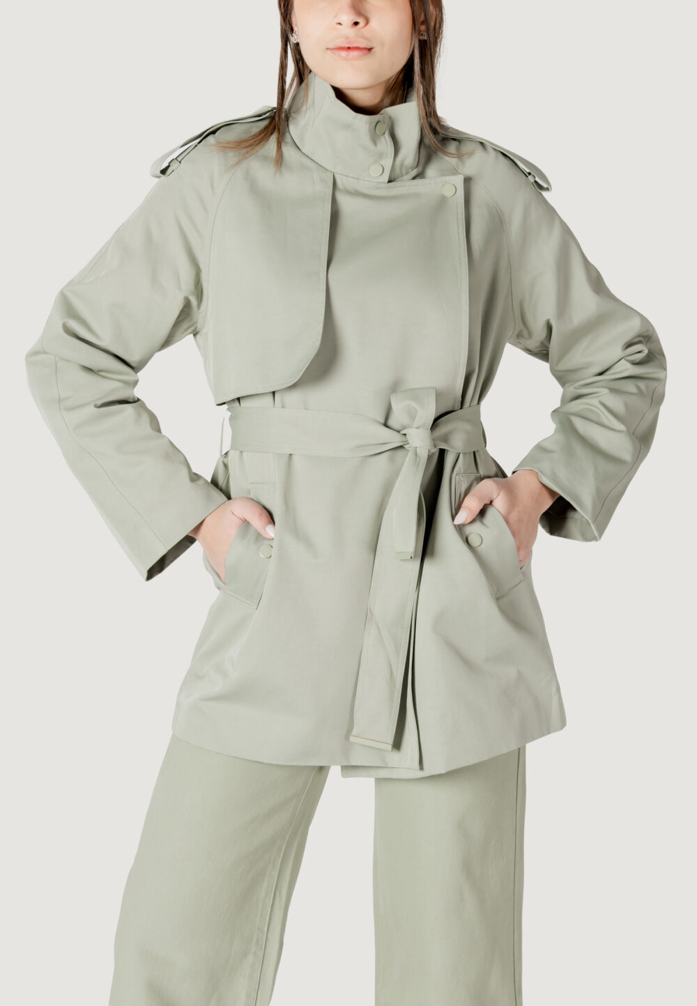 Parka Morgan De Toi Verde - Foto 1