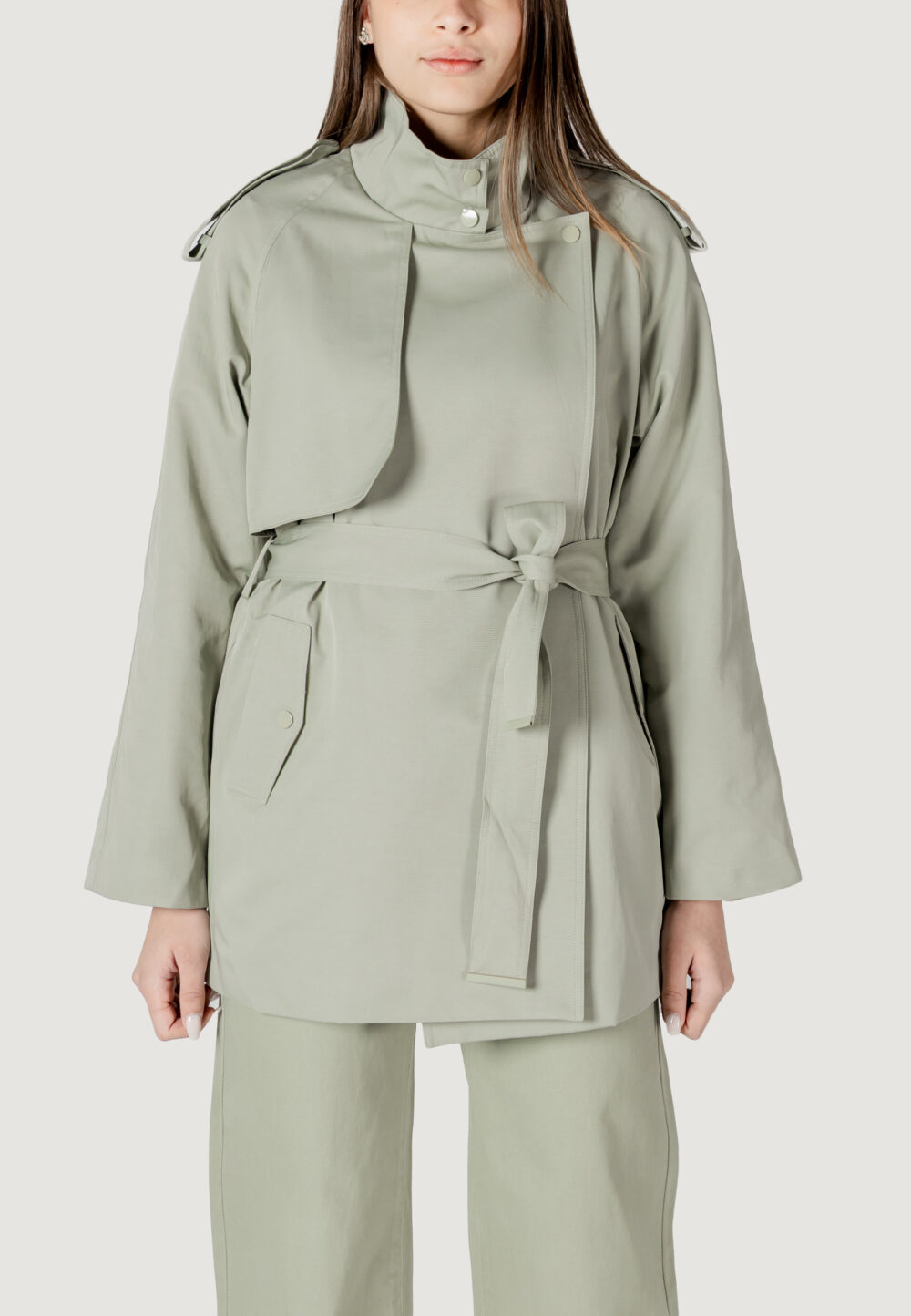 Parka Morgan De Toi Verde - Foto 5