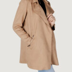 Trench Street One open velours trenchcoat Beige - Foto 1