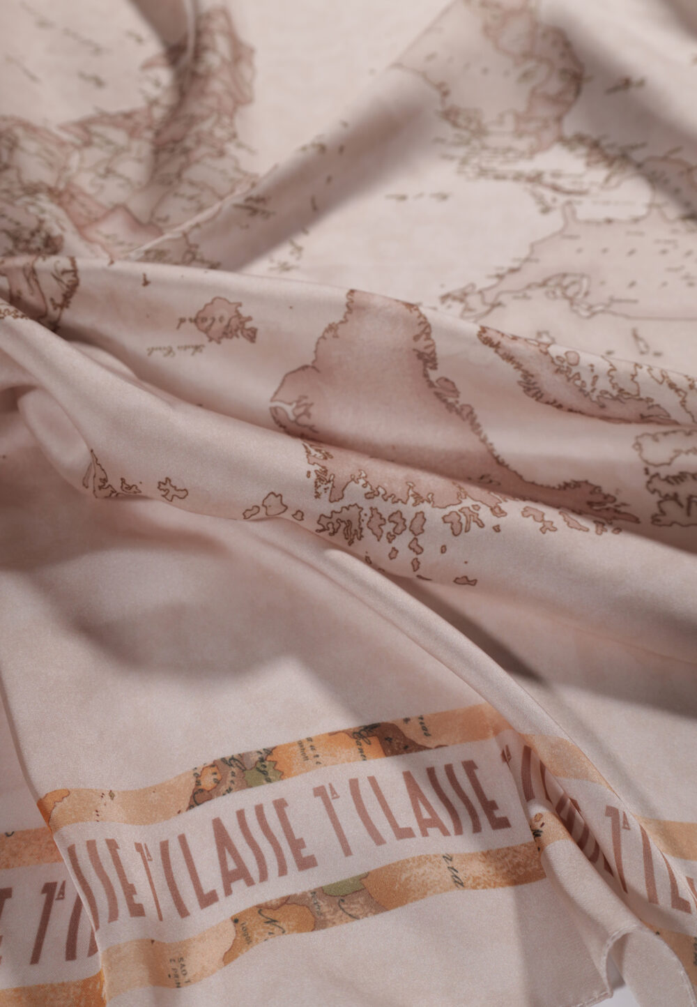Pashmina Alviero Martini Prima Classe 90x90 Rosa Cipria - Foto 4