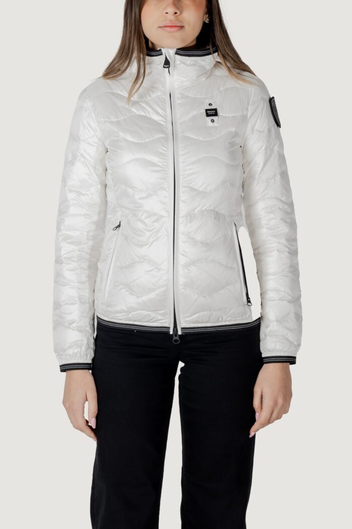 Piumino Blauer. camelia Bianco