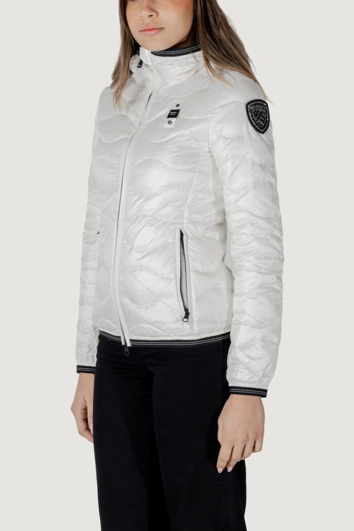 Piumino Blauer. camelia Bianco