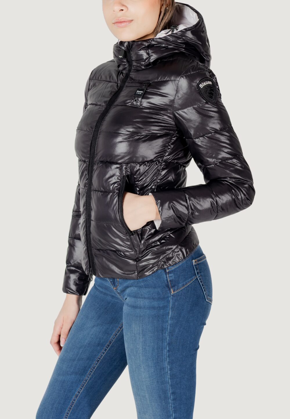 Piumino Blauer. caroll Nero - Foto 1
