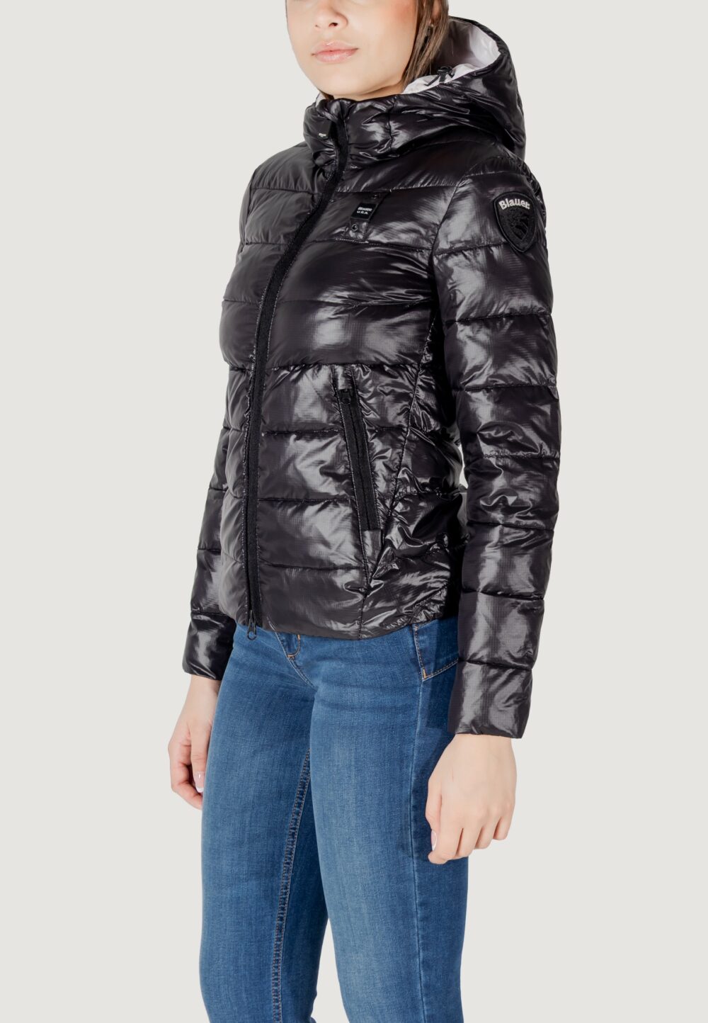 Piumino Blauer. caroll Nero - Foto 4