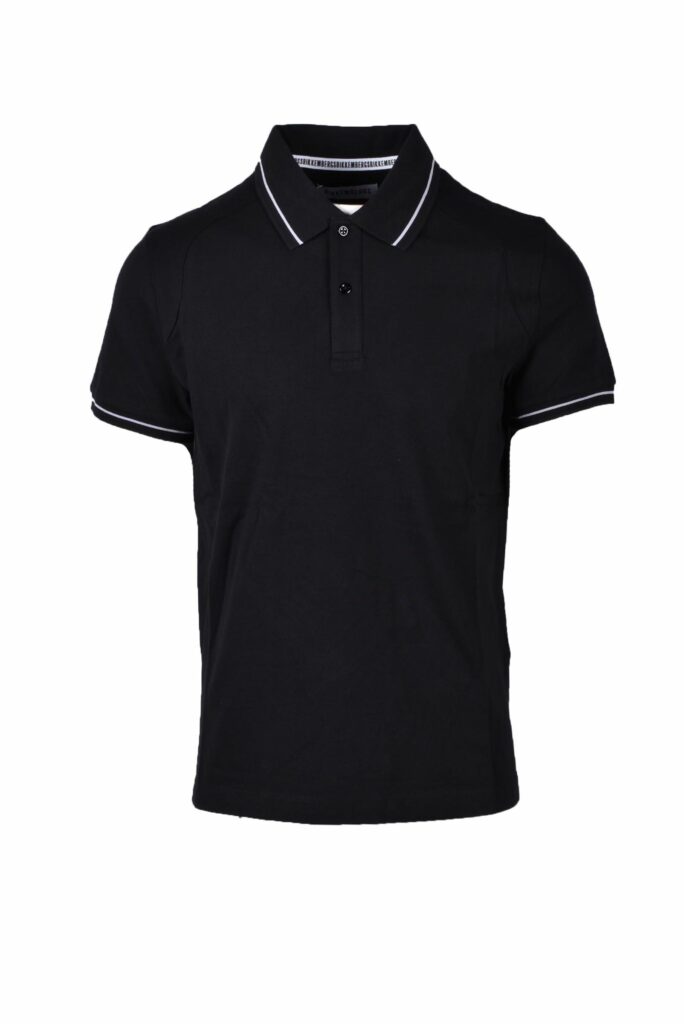 Polo manica corta BIKKEMBERGS  Nero
