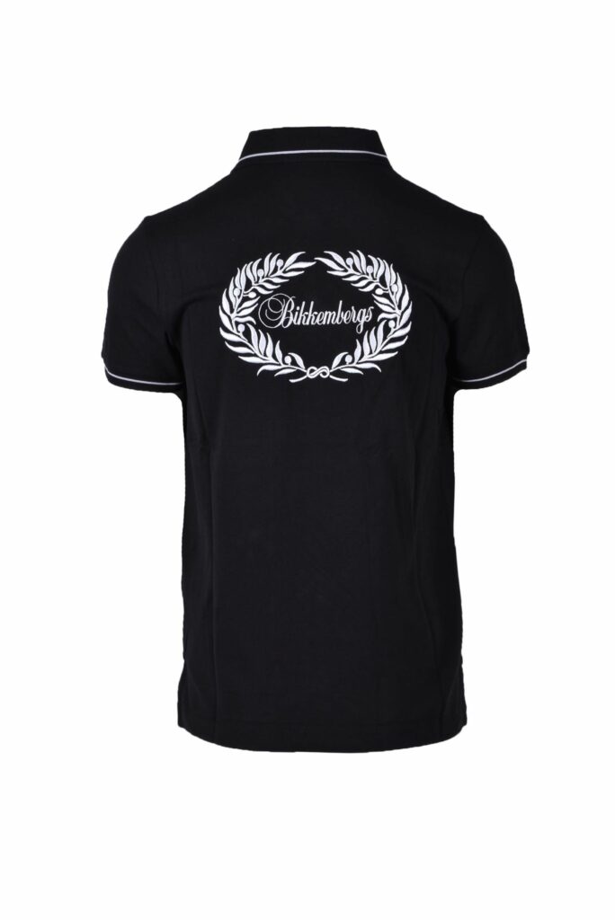 Polo manica corta BIKKEMBERGS  Nero