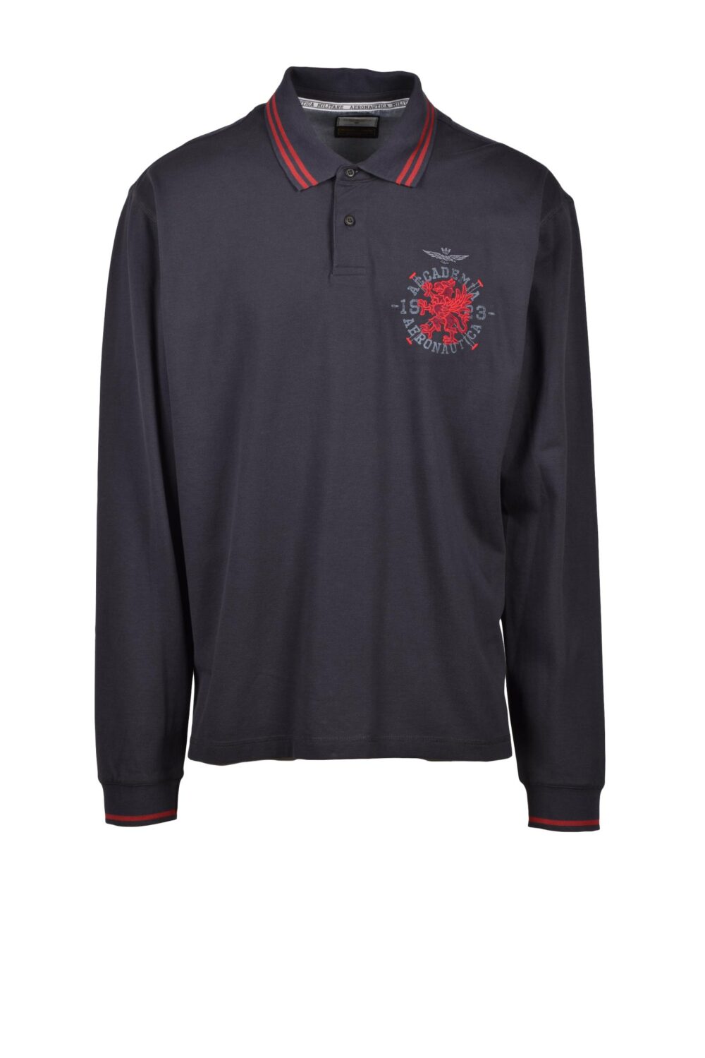 Polo manica corta AERONAUTICA MILITARE Antracite - Foto 1