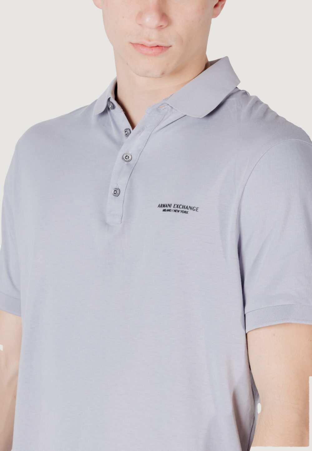 Polo manica corta Armani Exchange Lilla - Foto 2
