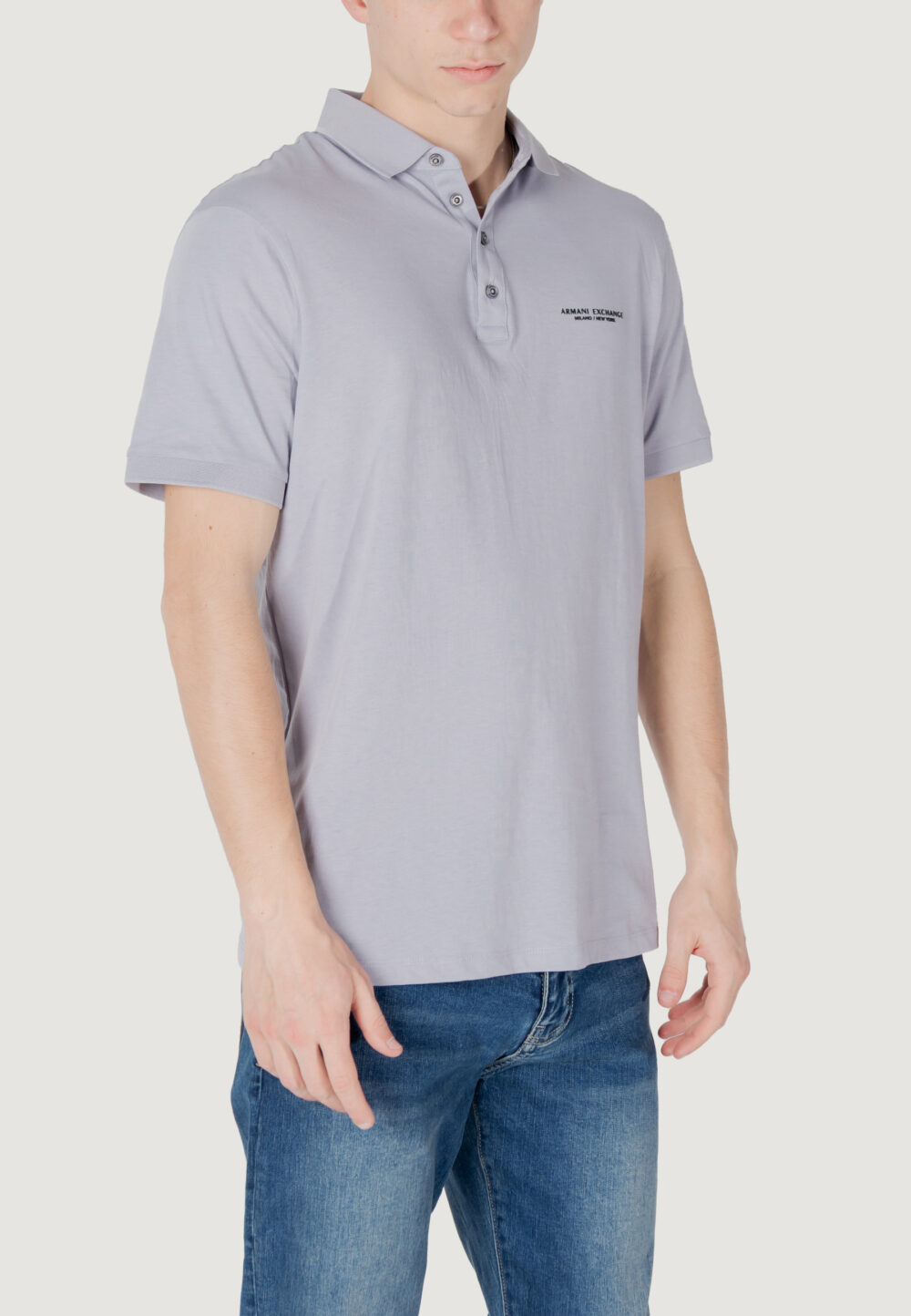 Polo manica corta Armani Exchange Lilla - Foto 3