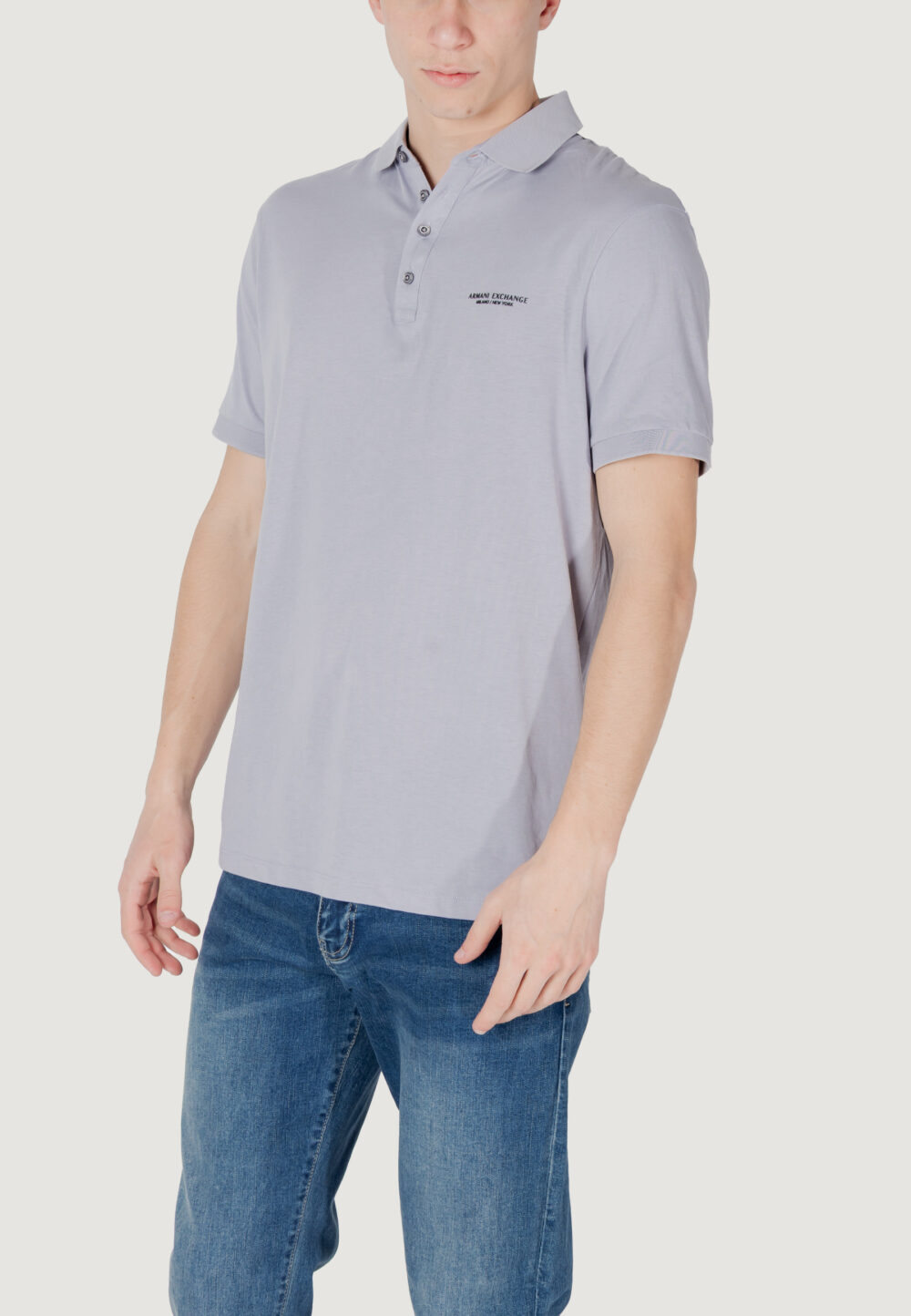 Polo manica corta Armani Exchange Lilla - Foto 4