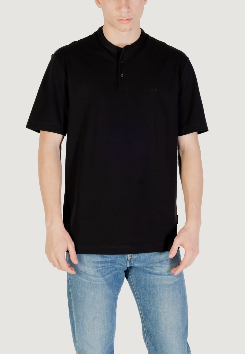 Polo manica corta Armani Exchange Nero - Foto 1