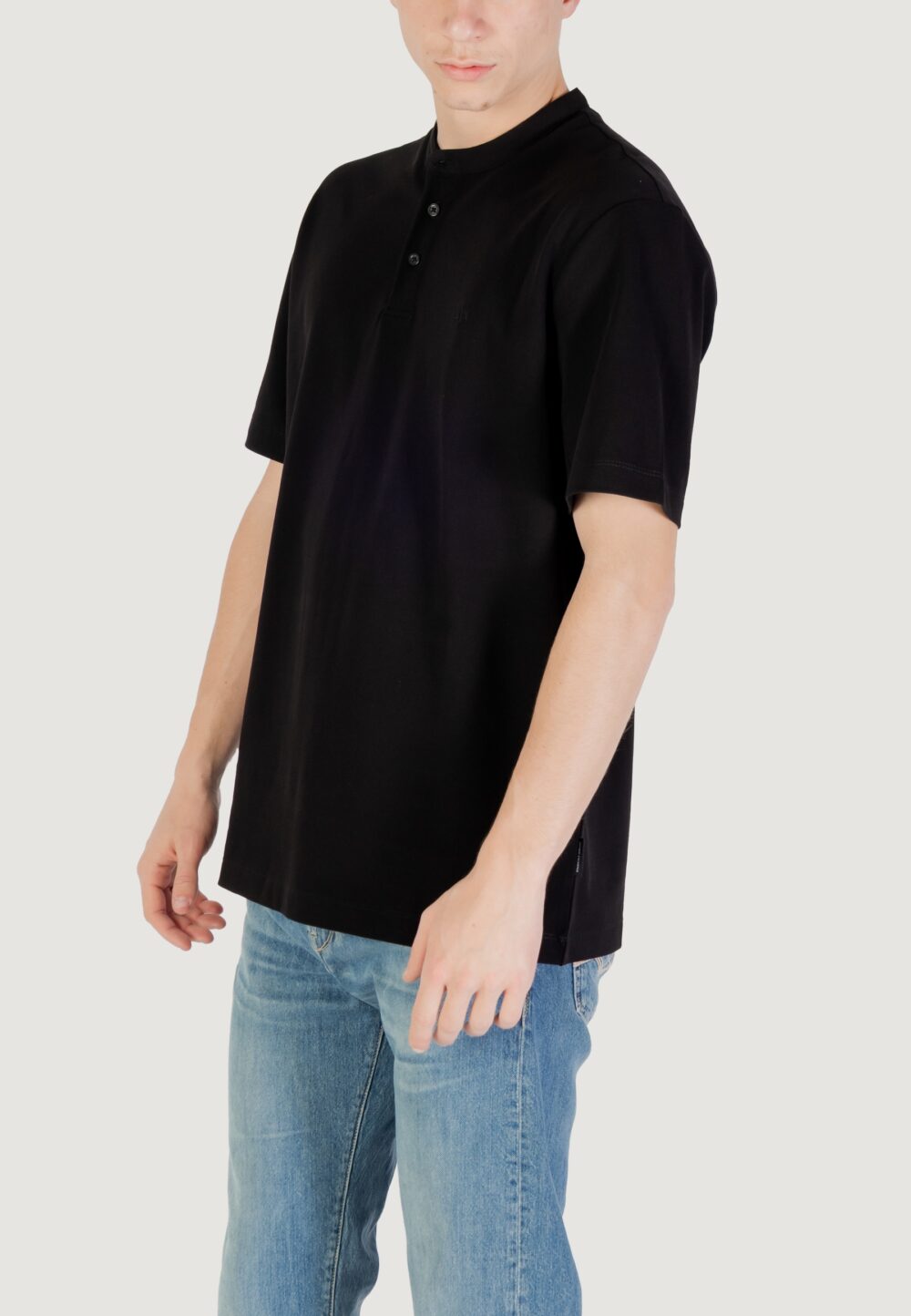 Polo manica corta Armani Exchange Nero - Foto 4