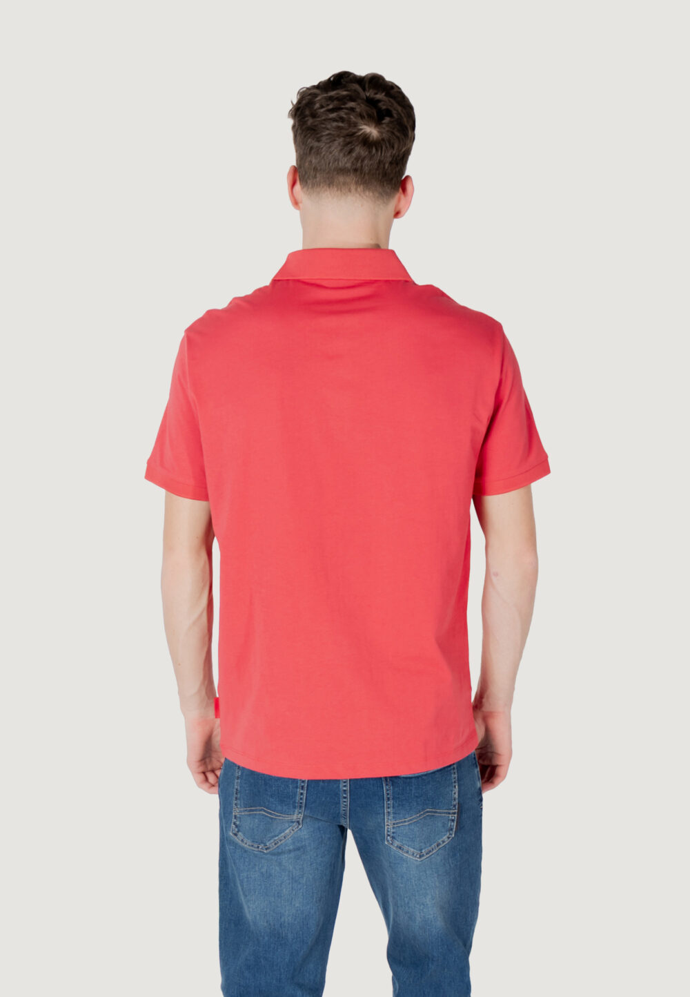 Polo manica corta Armani Exchange Rosso - Foto 5