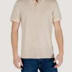 Polo manica corta EA7 Beige chiaro - Foto 1
