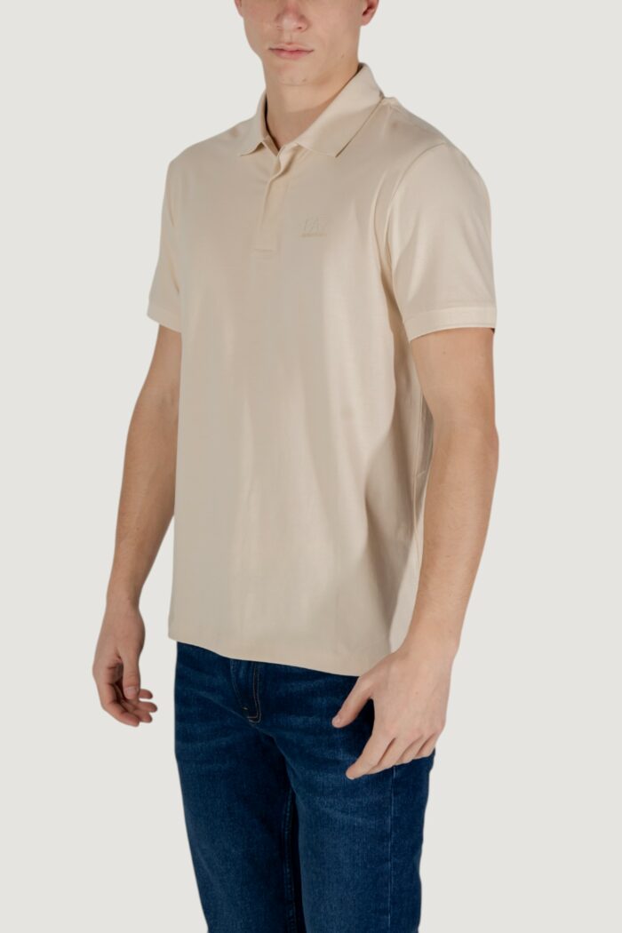 Polo manica corta EA7  Beige chiaro