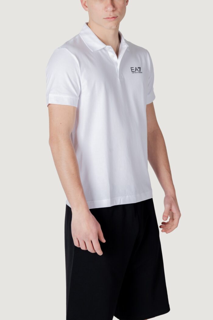 Polo manica corta EA7  Bianco
